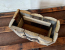 Christmas Black Bear Wood Box Centerpiece – Rustic Woodland Decor