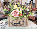 Handcrafted Loon Wooden Planter Box | Cabin, Lodge & Lake House Decor
