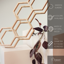 Willow Tree Honeycomb Wooden Toilet Paper Holder