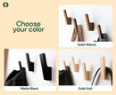 Handcrafted Wooden Wall Hook  Minimalist Entryway & Home Decor